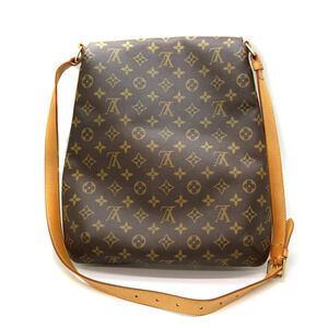 Louis Vuitton Brown Bag Monogram LV Shoulder Canvas Musette